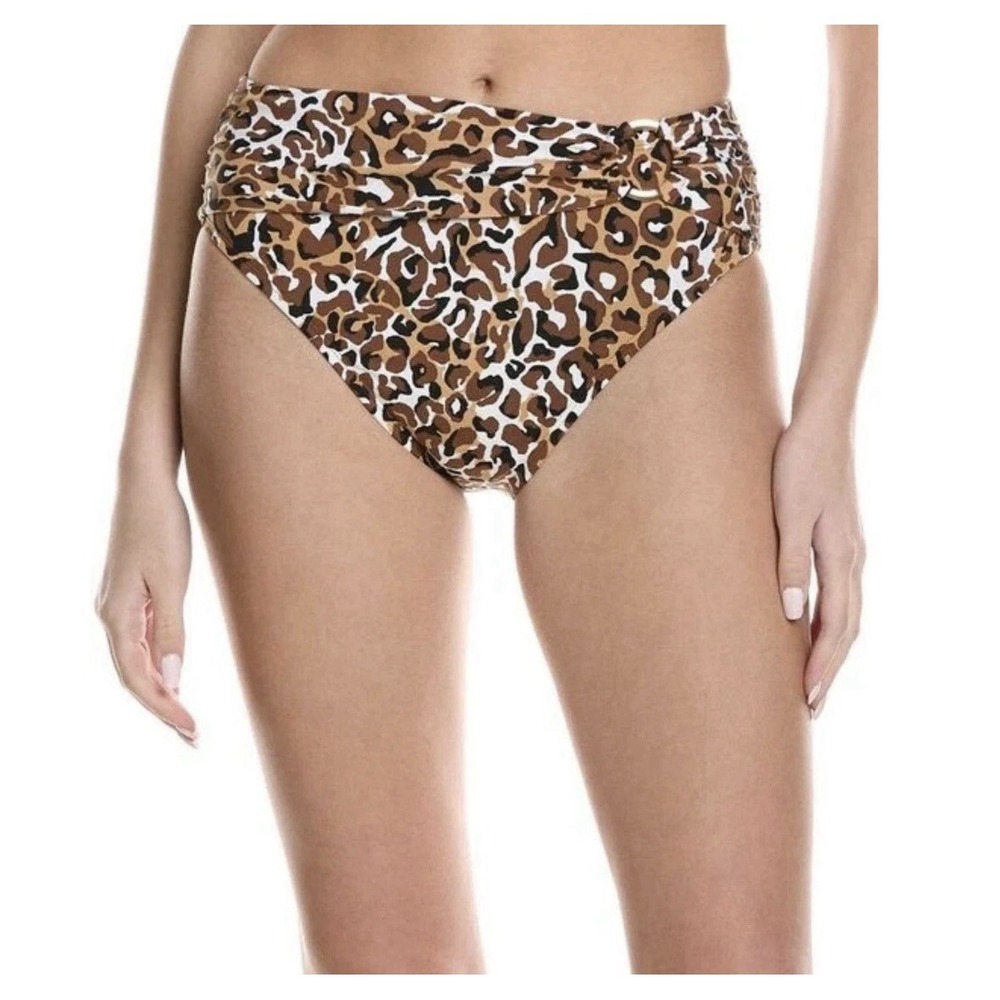 Lilly Pulitzer Valyn Bikini Bottoms Size 16 Leopard Cheetah Animal Print Swim